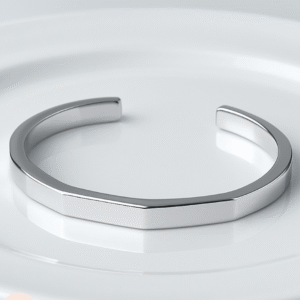 Minimalist Silver Cuff Bracelet