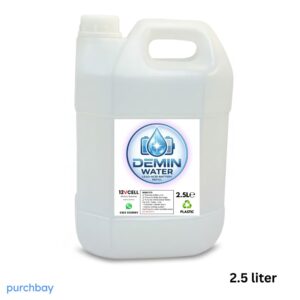 Battery Demineralized Water 2.5L – Pure Demin Water for Lead Acid Batteries | Purchbay